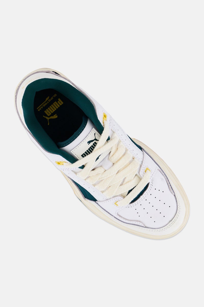 PUMA Kids Boy Slipstream Lace Up Outdoor Shoes, White - Image 4